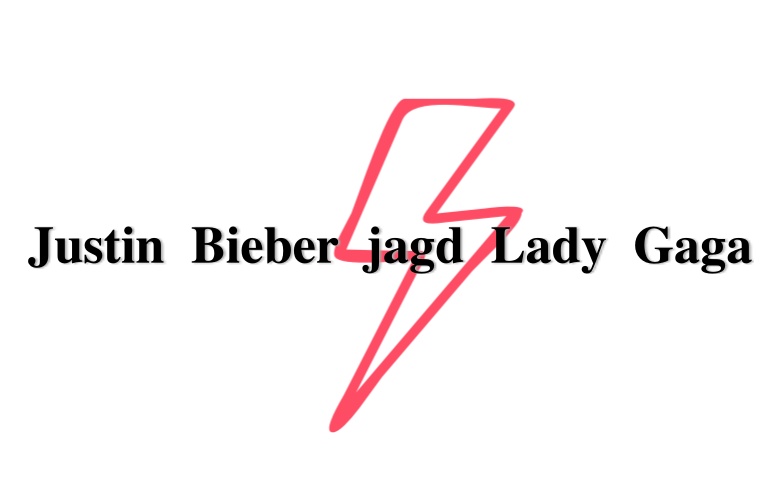 Justin Bieber jagd Lady Gaga