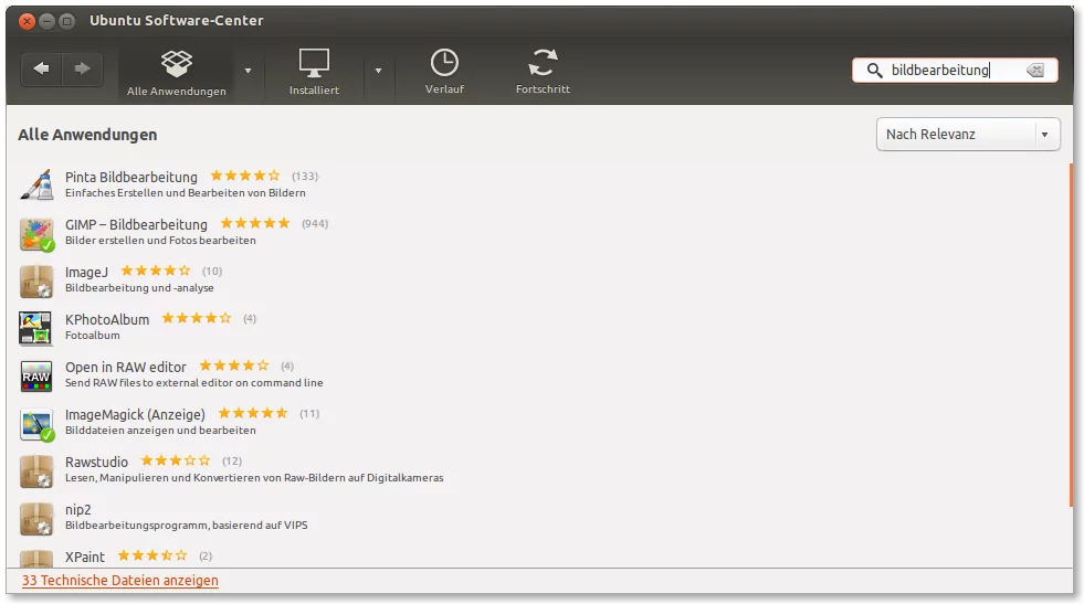 Softwarecenter-Ubuntu