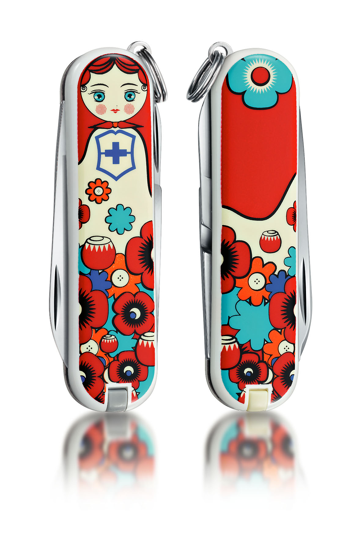 Zum Frauentag angelehnt an die typisch russische Matroschka ist das Design dieses Taschenmessers. Erhältlich ab 18,90 Euro (unverbindliche Preisempfehlung)